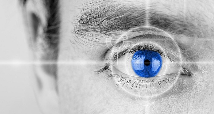 Eye tracking heatmap showing where viewers look in an advertisement
