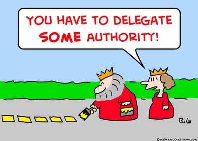 Don't be a perfectionist and delegate some authority